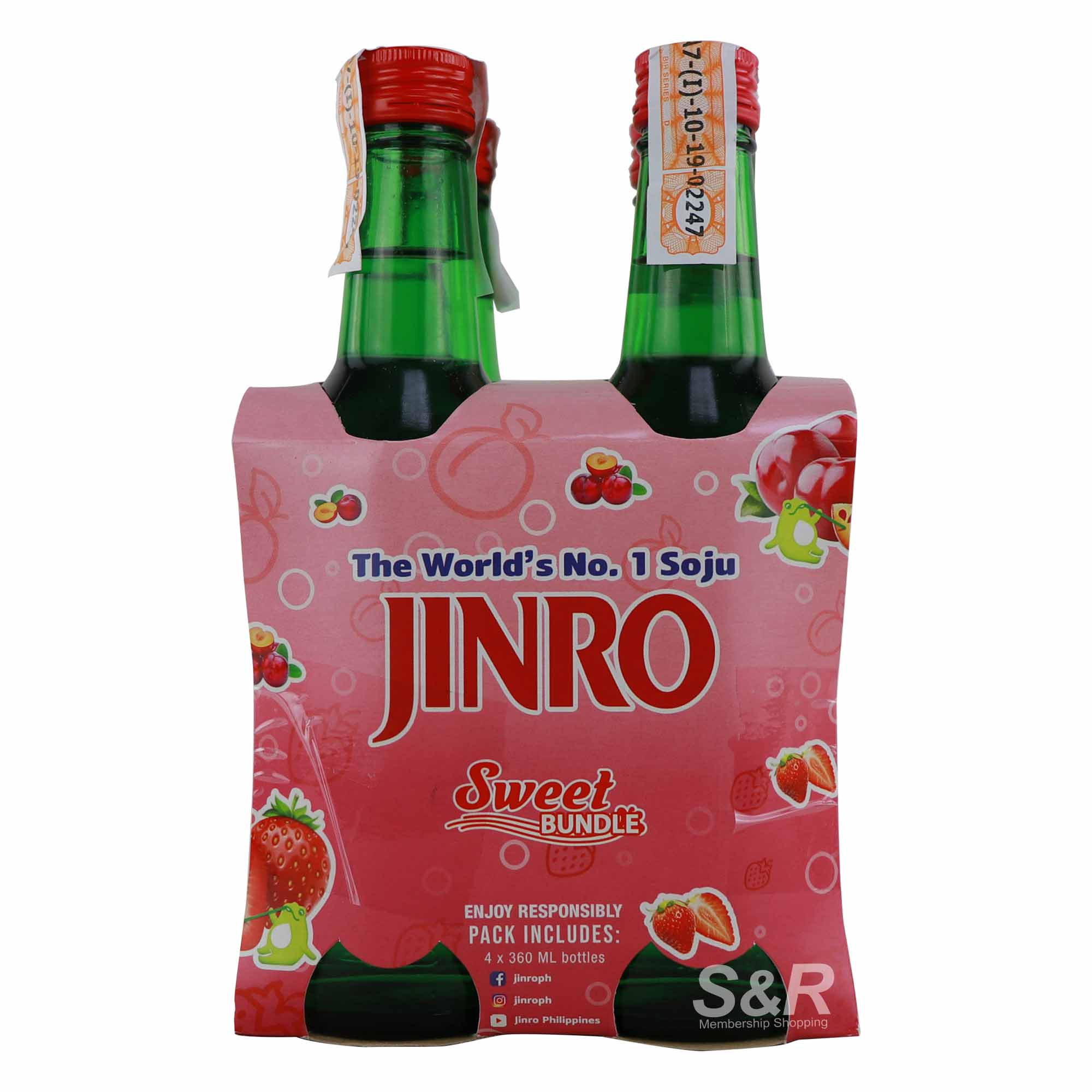 Jinro Sweet Bundle 4 bottles